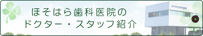 ほそはら歯科医院の ドクター・スタッフ紹介